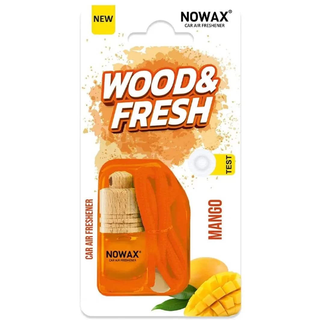 Освіжувач "NOWAX" (рідкий) Wood & Fresh - Mango 5ml