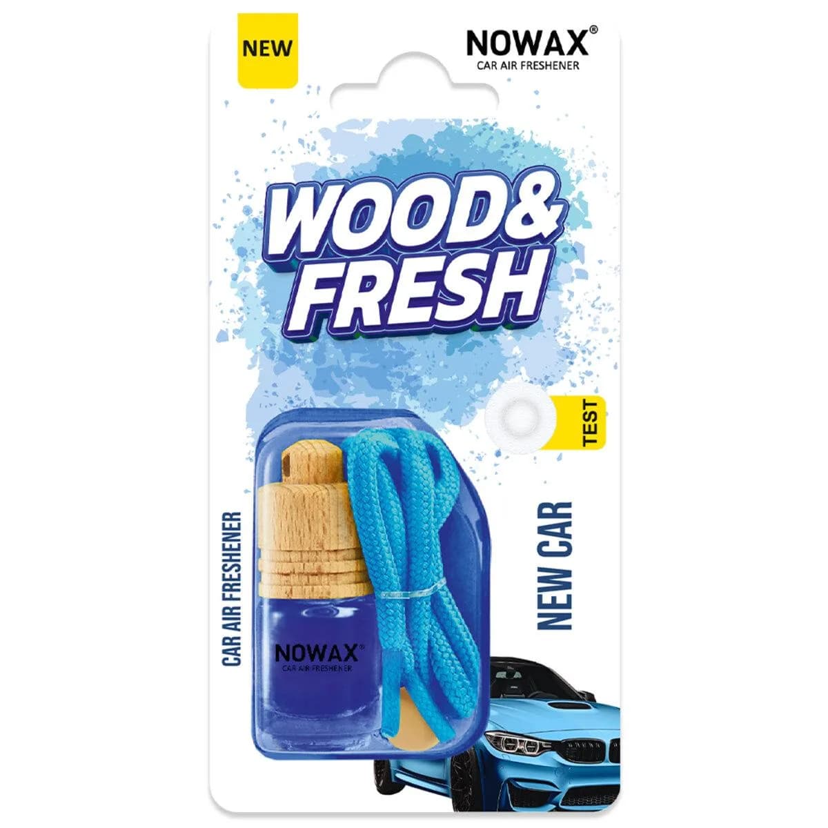 Освіжувач "NOWAX" (рідкий) Wood & Fresh - New Car 5ml