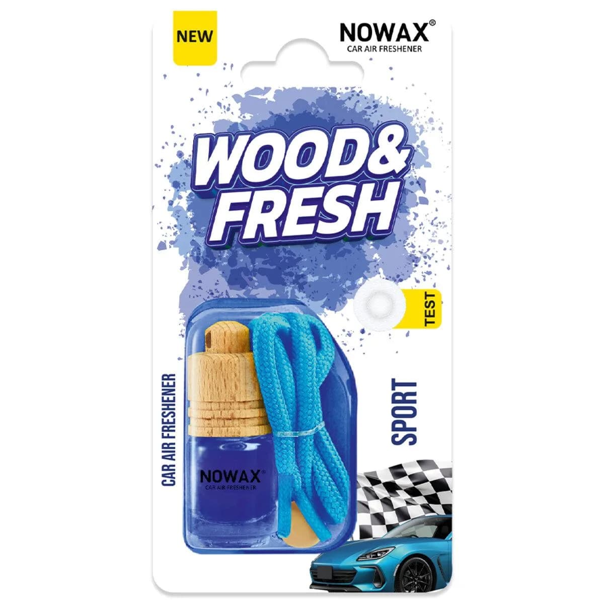Освіжувач "NOWAX" (рідкий) Wood & Fresh - Sport 5ml