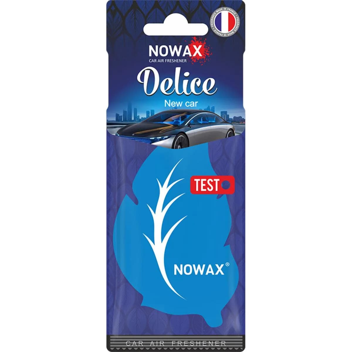Освіжувач "NOWAX" (сухий листок) Delice - New Car