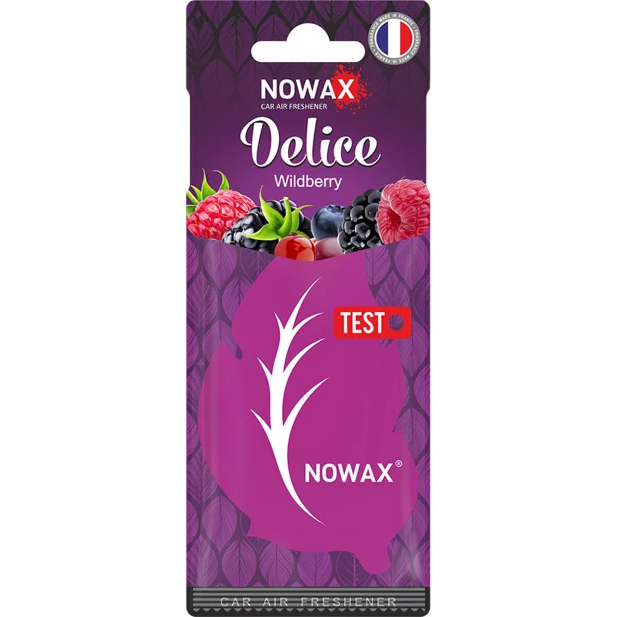 Освіжувач "NOWAX" (сухий листок) Delice - Wildberry