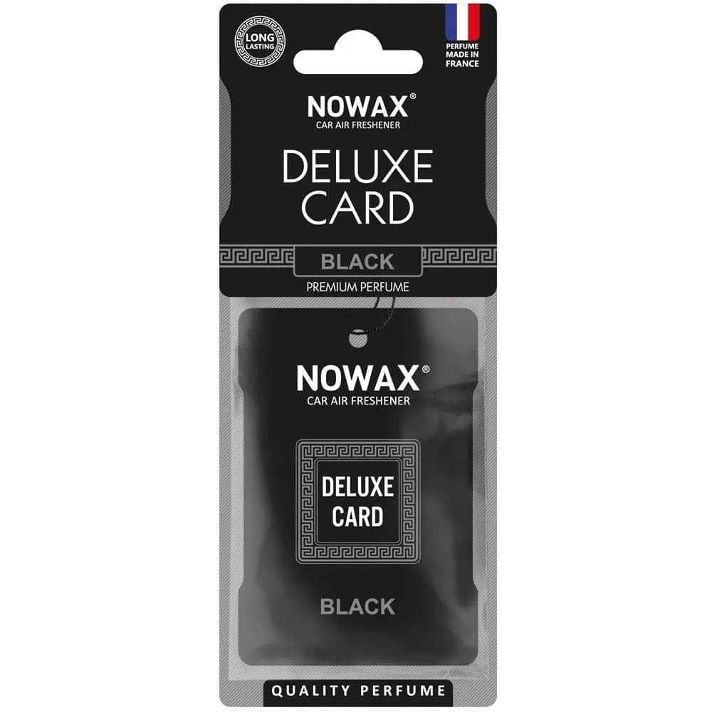 Освіжувач "NOWAX" (сухий листок) Deluxe Card - Black