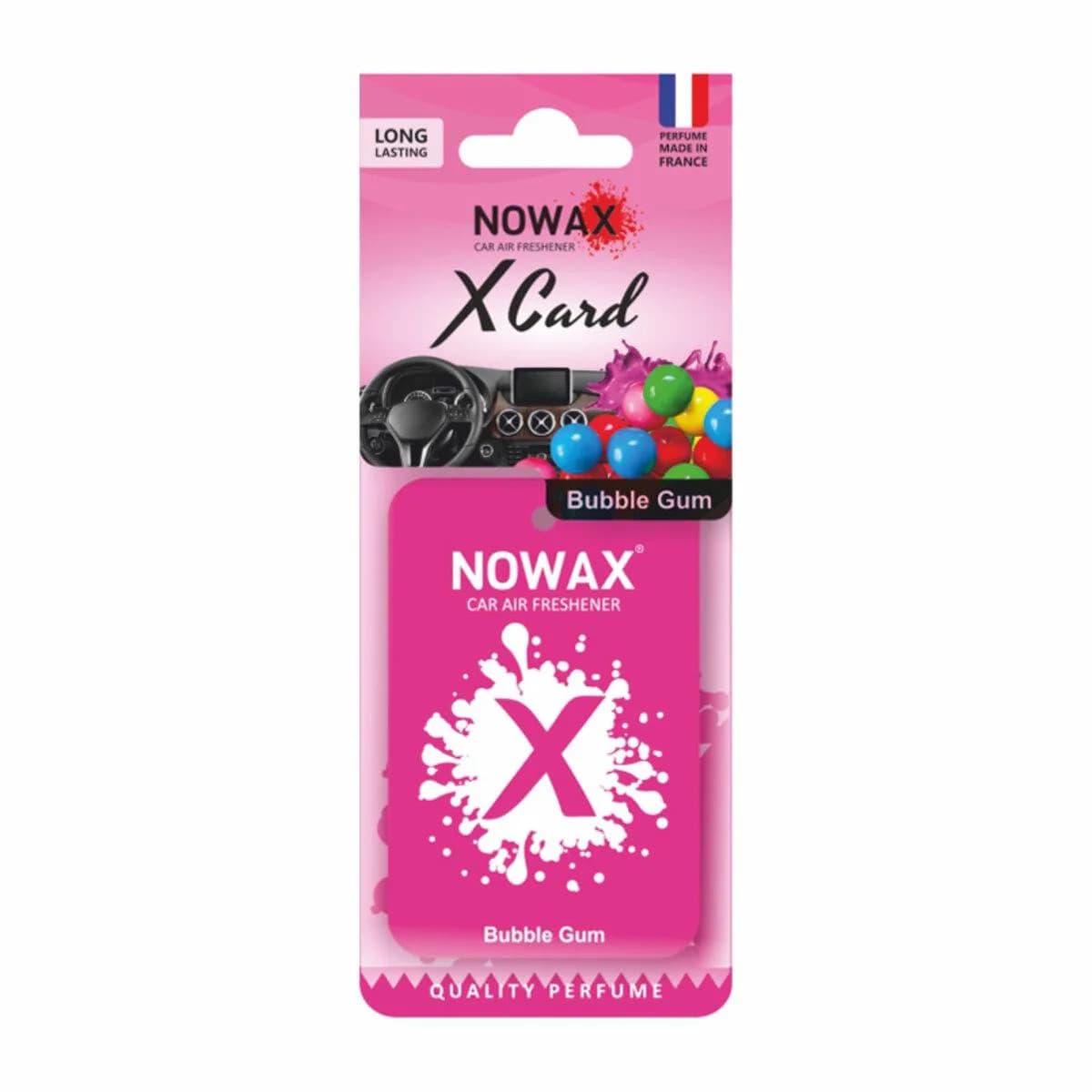 Освіжувач "NOWAX" (сухий листок) X-Card - Bubble Gum