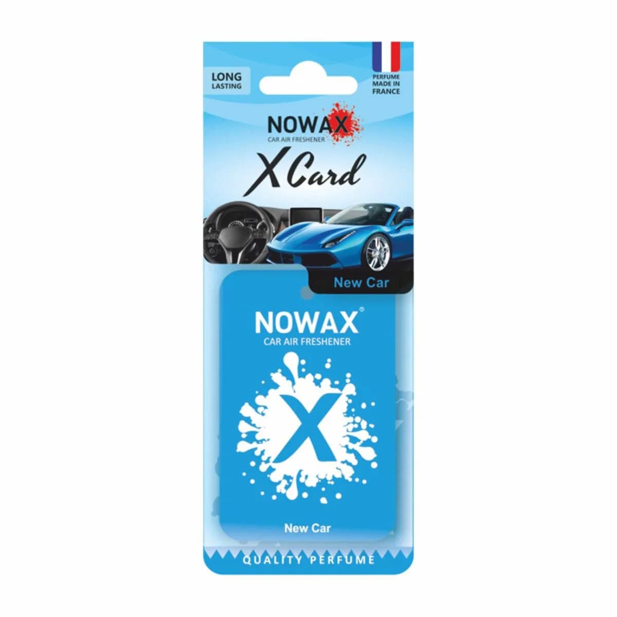 Освіжувач "NOWAX" (сухий листок) X-Card - New Car