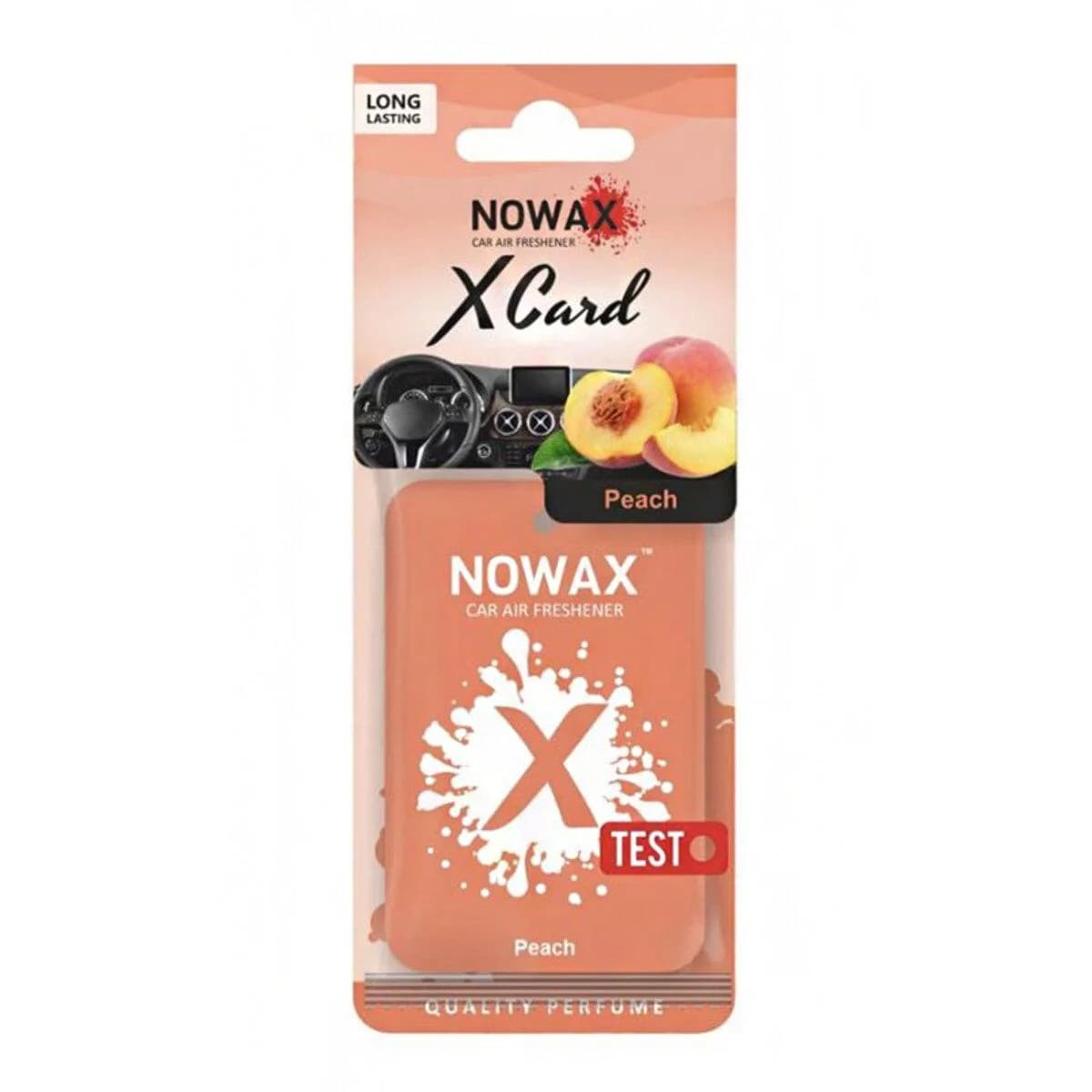 Освіжувач "NOWAX" (сухий листок) X-Card - Peach