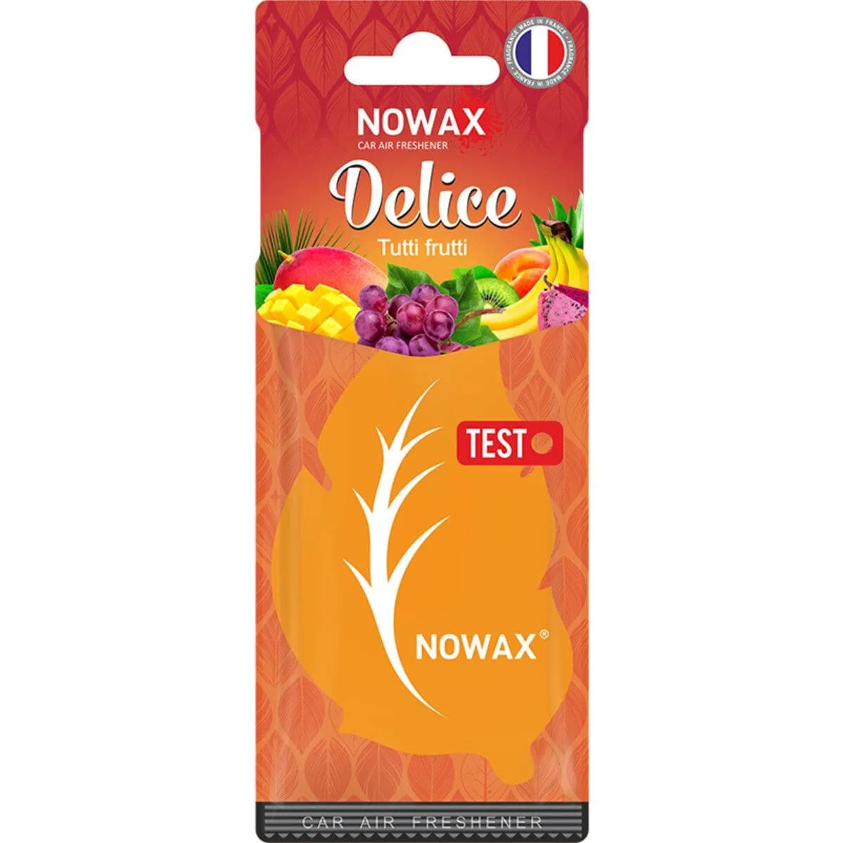 Освіжувач "NOWAX" (сухий листочок) Delice - Tutti Frutti