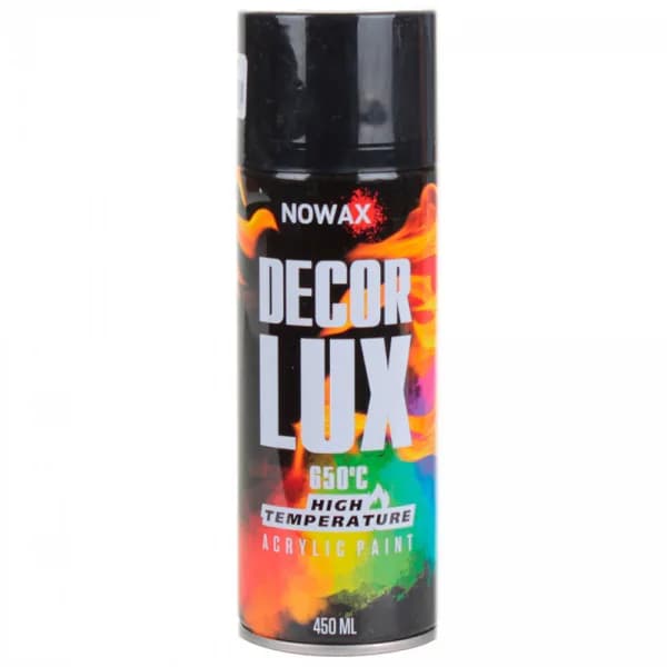 Фарба аер. "NOWAX" термостійка 650*З 450мл. чорна
