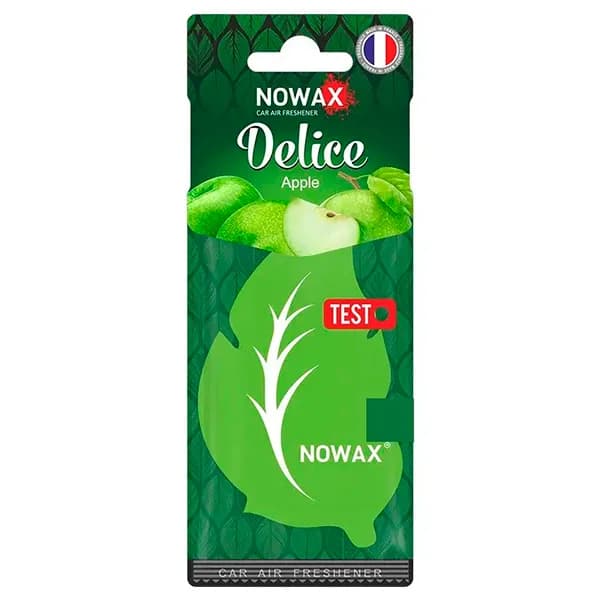 Освіжувач  "NOWAX"  (сухий листок) Delice - Apple