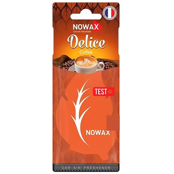 Освіжувач  "NOWAX"  (сухий листок) Delice - Coffee