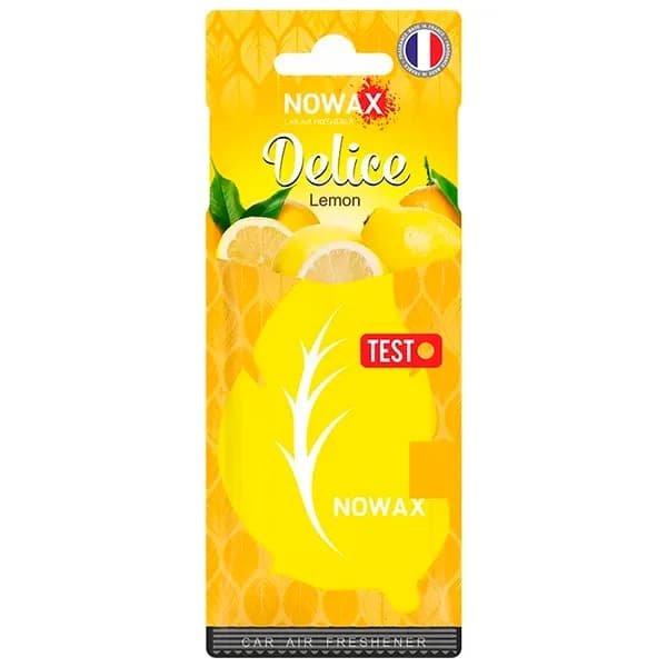 Освіжувач  "NOWAX"  (сухий листок) Delice - Lemon