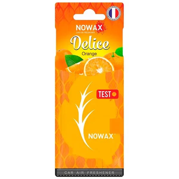 Освіжувач  "NOWAX"  (сухий листок) Delice - Orange