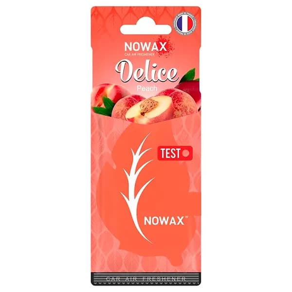 Освіжувач  "NOWAX"  (сухий листок) Delice - Peach