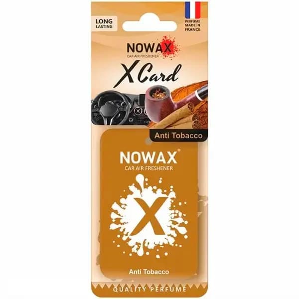 Освіжувач  "NOWAX"  (сухий листок) X-Card - Anti Tabacco