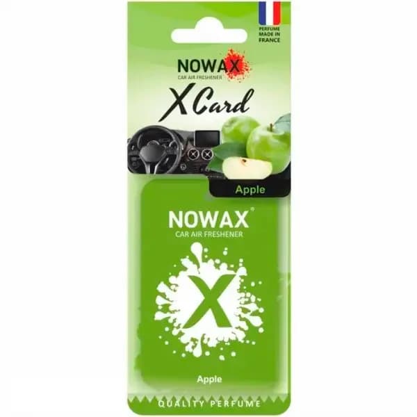 Освіжувач  "NOWAX"  (сухий листок) X-Card - Apple