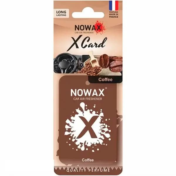 Освіжувач  "NOWAX"  (сухий листок) X-Card - Coffee