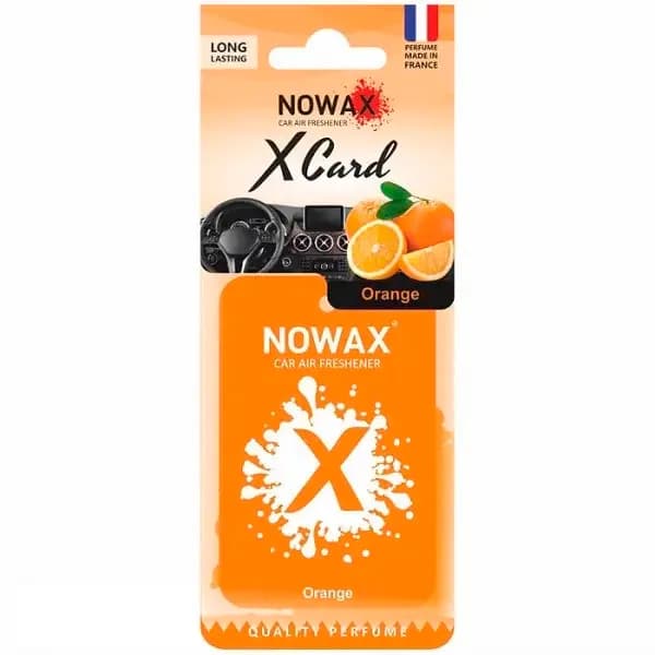 Освіжувач  "NOWAX"  (сухий листок) X-Card - Orange