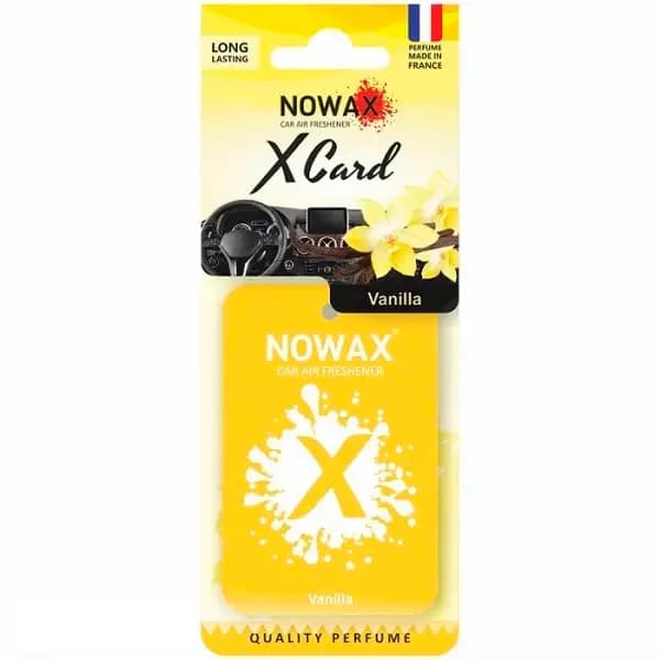 Освіжувач  "NOWAX"  (сухий листок) X-Card - Vanilla