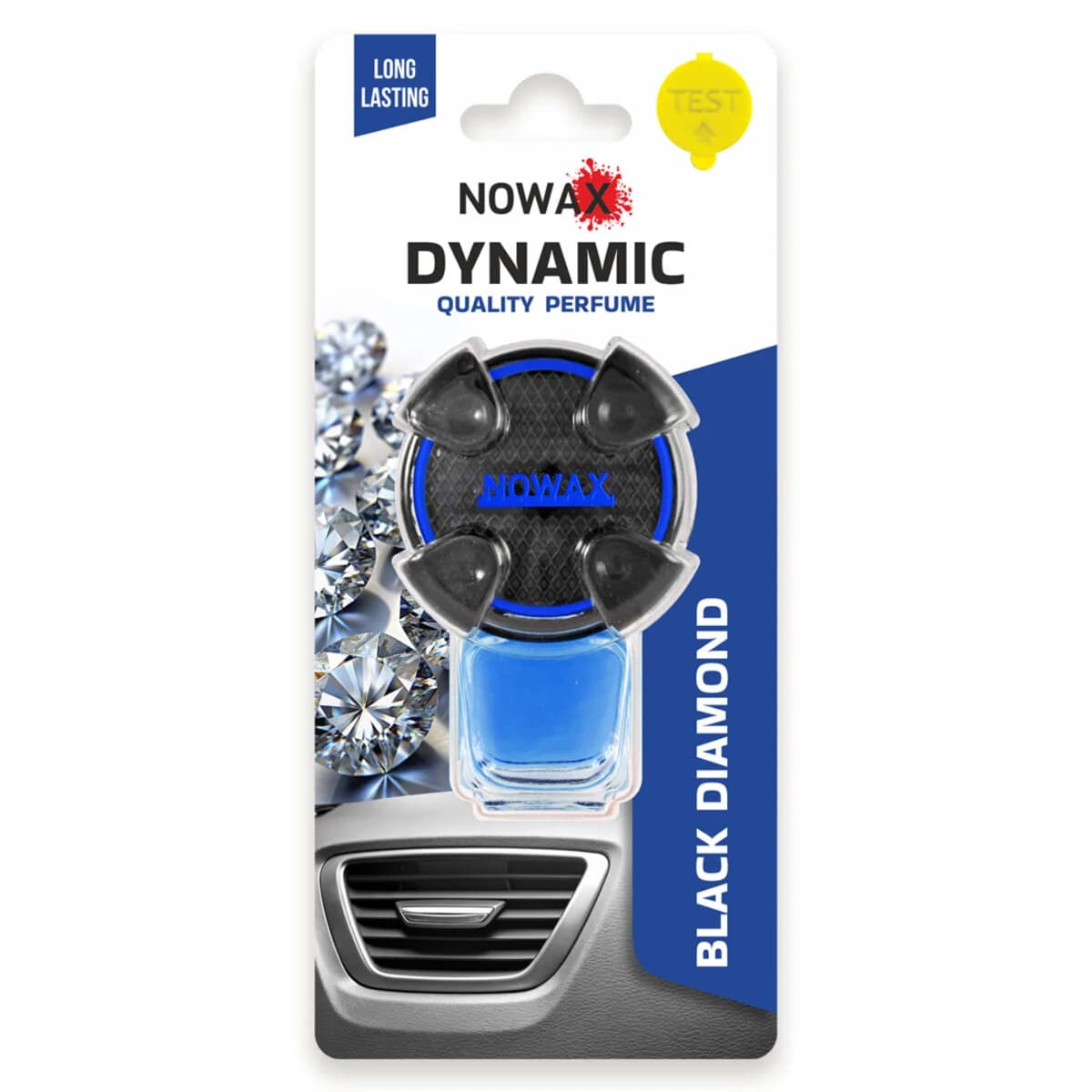 Освіжувач  "NOWAX" ( дефлектор) серія "Dynamic" - Black Diamond
