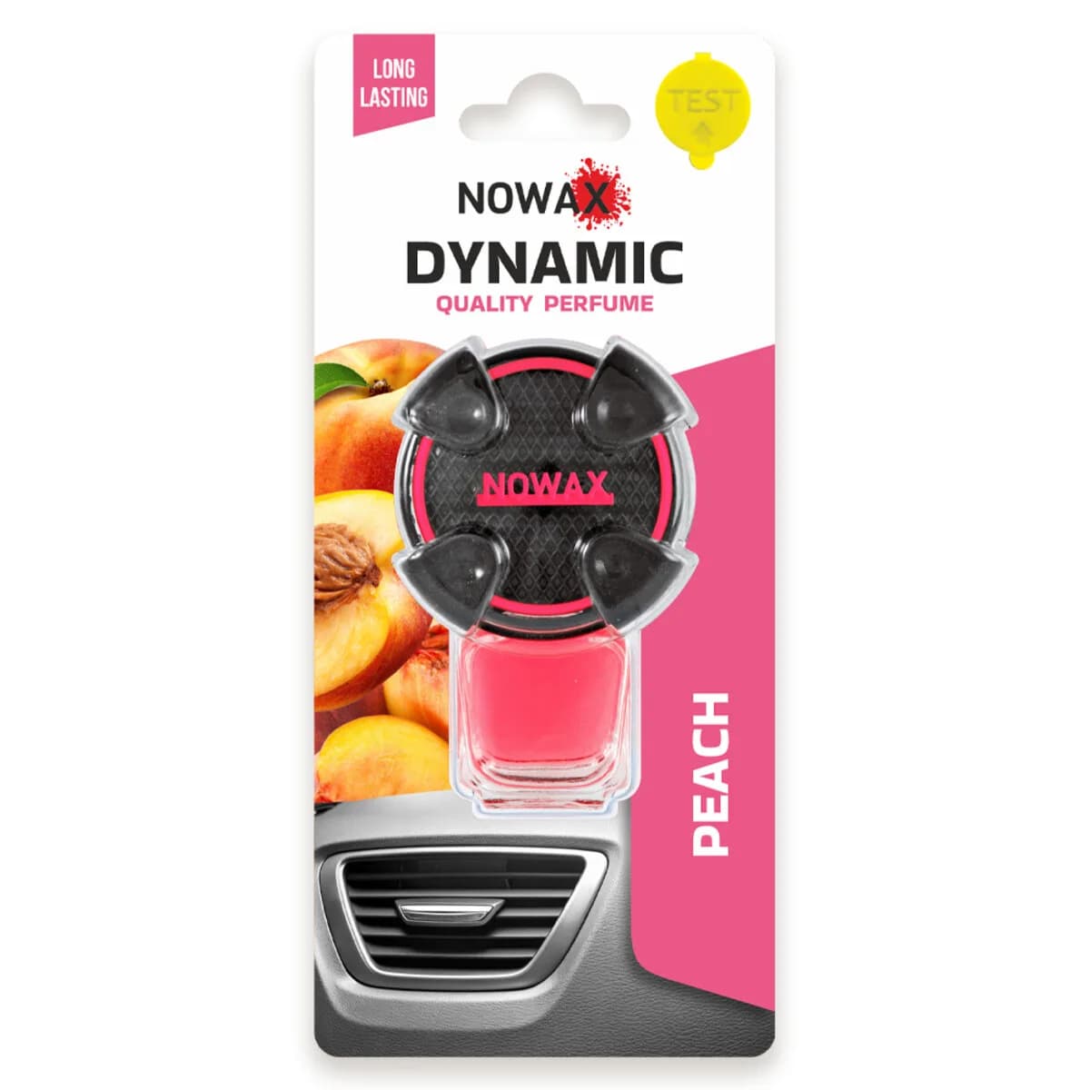 Освіжувач  "NOWAX" ( дефлектор) серія "Dynamic" - Peach