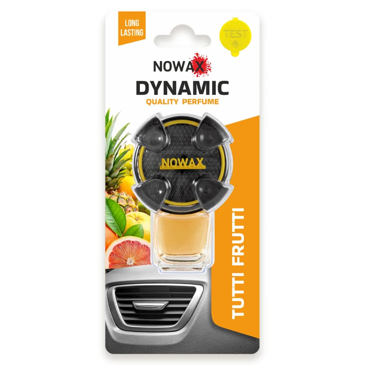 Освіжувач  "NOWAX" ( дефлектор) серія "Dynamic" - Tutti Frutti