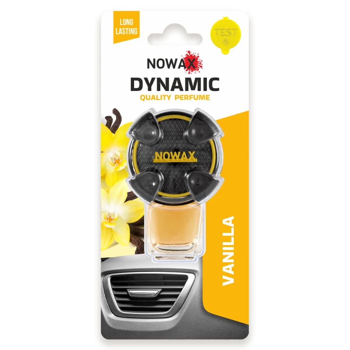 Освіжувач  "NOWAX" ( дефлектор) серія "Dynamic" - Vanilla