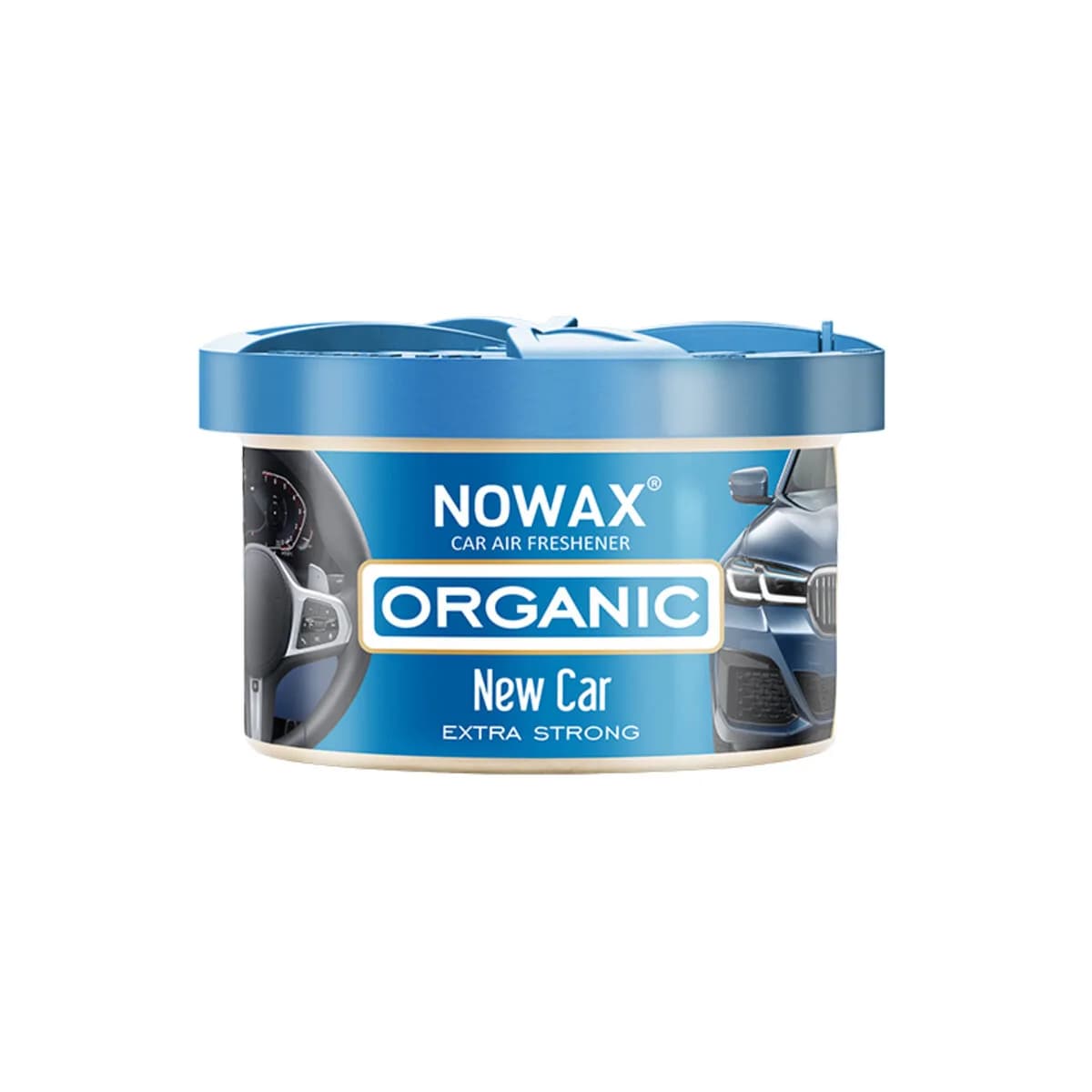 Освіжувач  "NOWAX" (брикет) 40g Organic - New Car