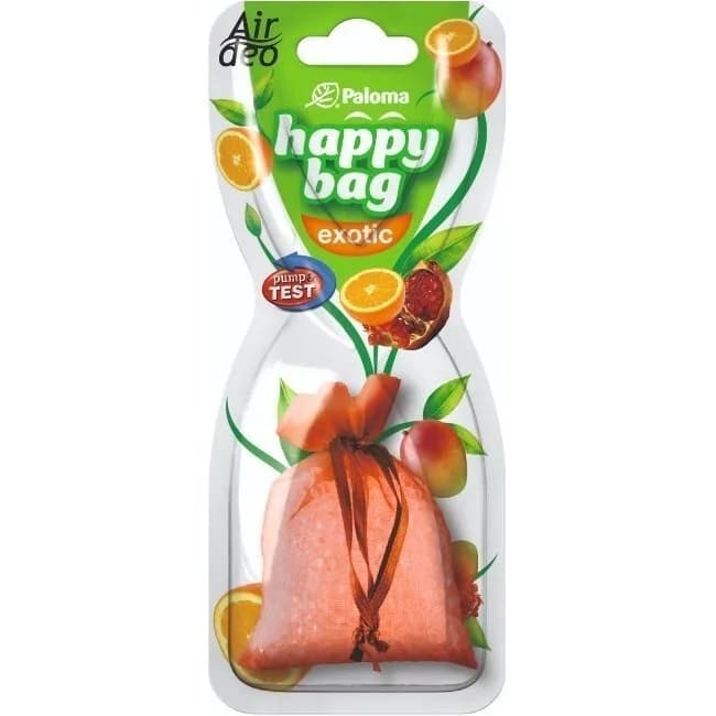 Освіжувач "Paloma" Happy Bag Exotic, блістер (мішечок на дзеркало)