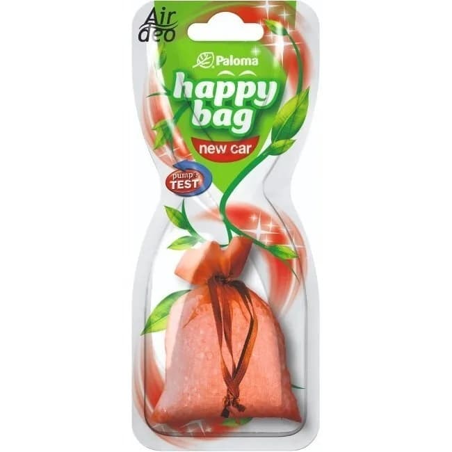 Освіжувач "Paloma" Happy Bag New Car, блістер (мішечок на дзеркало)