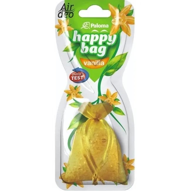 Освіжувач "Paloma" Happy Bag Vanilla, блістер (мішечок на дзеркало)