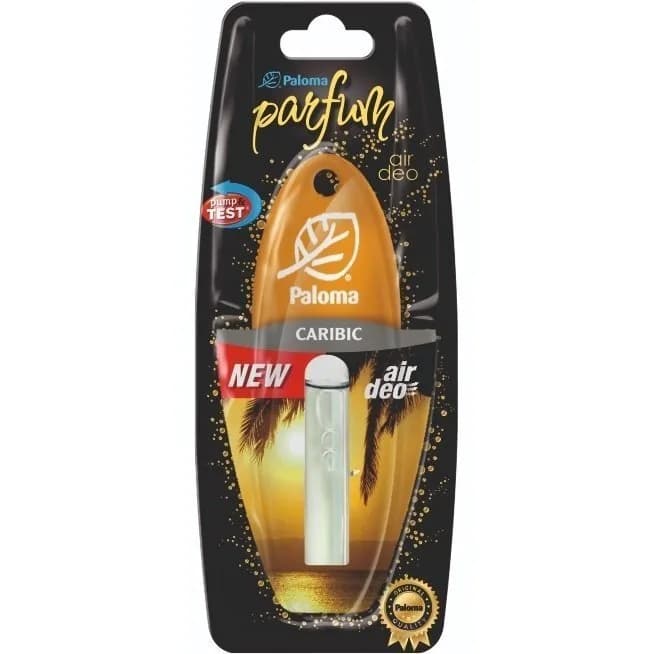 Освіжувач "Paloma" Parfume Caribic, блістер (рідкий на дзеркало)
