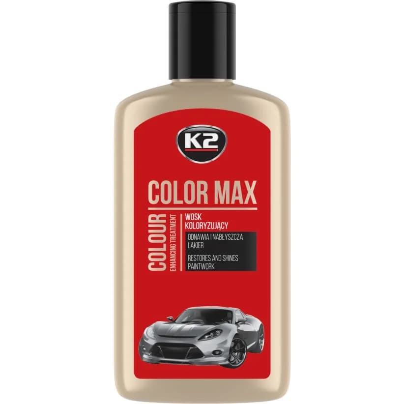 Поліроль кузова "K2" COLOR MAX червоний 250 ml