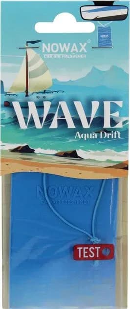 Освіжувач "NOWAX" (полімер) серія "Wave" - Aqua Drift