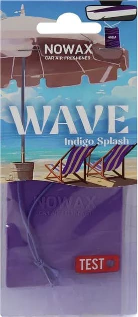 Освіжувач "NOWAX" (полімер) серія "Wave" - Indigo Splash