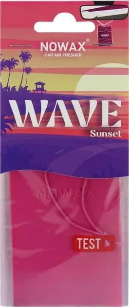 Освіжувач "NOWAX" (полімер) серія "Wave" - Sunset