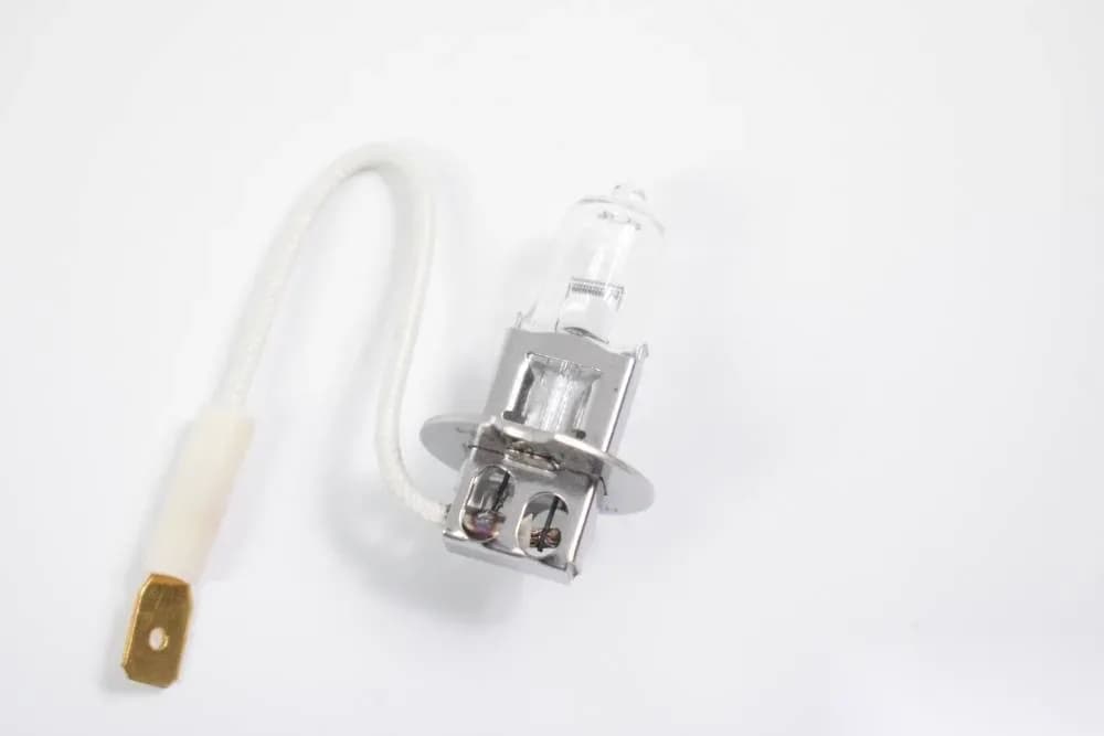 Лампа Н3 12v 80wt з проводом "SOLAR" Starlight + 30%