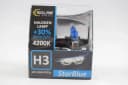 Лампа Н3 12v 55wt з проводом "SOLAR" StarBlue 4200K (2 шт.) 2