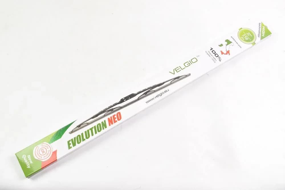 Щітка склоочисника "VELGIO" Evolution Neo 550mm (2 адаптера)