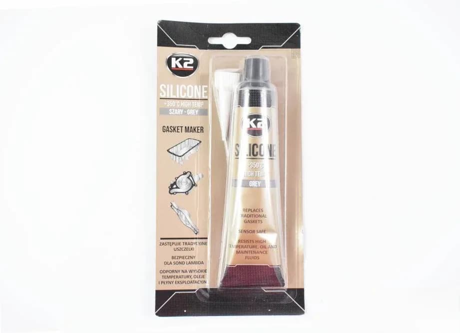 Герметик-прокладка сірий 85г "K2" Silicone +350°