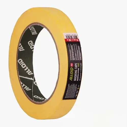 Скотч малярний "ALLOID PRO" жовтий 80С 18мм 40м, 140мкм