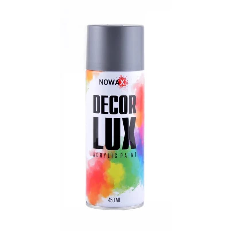 Фарба аерозольна "NOWAX" акрил. 450мл. алюміній