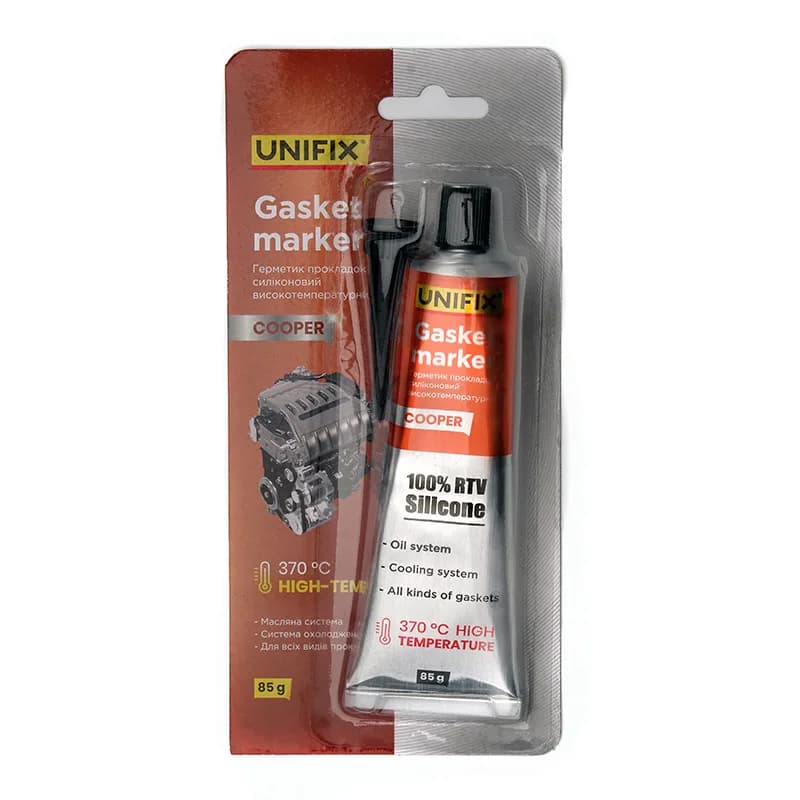Герметик-прокладка мідний 85г "UNIFIX" (+370°С)