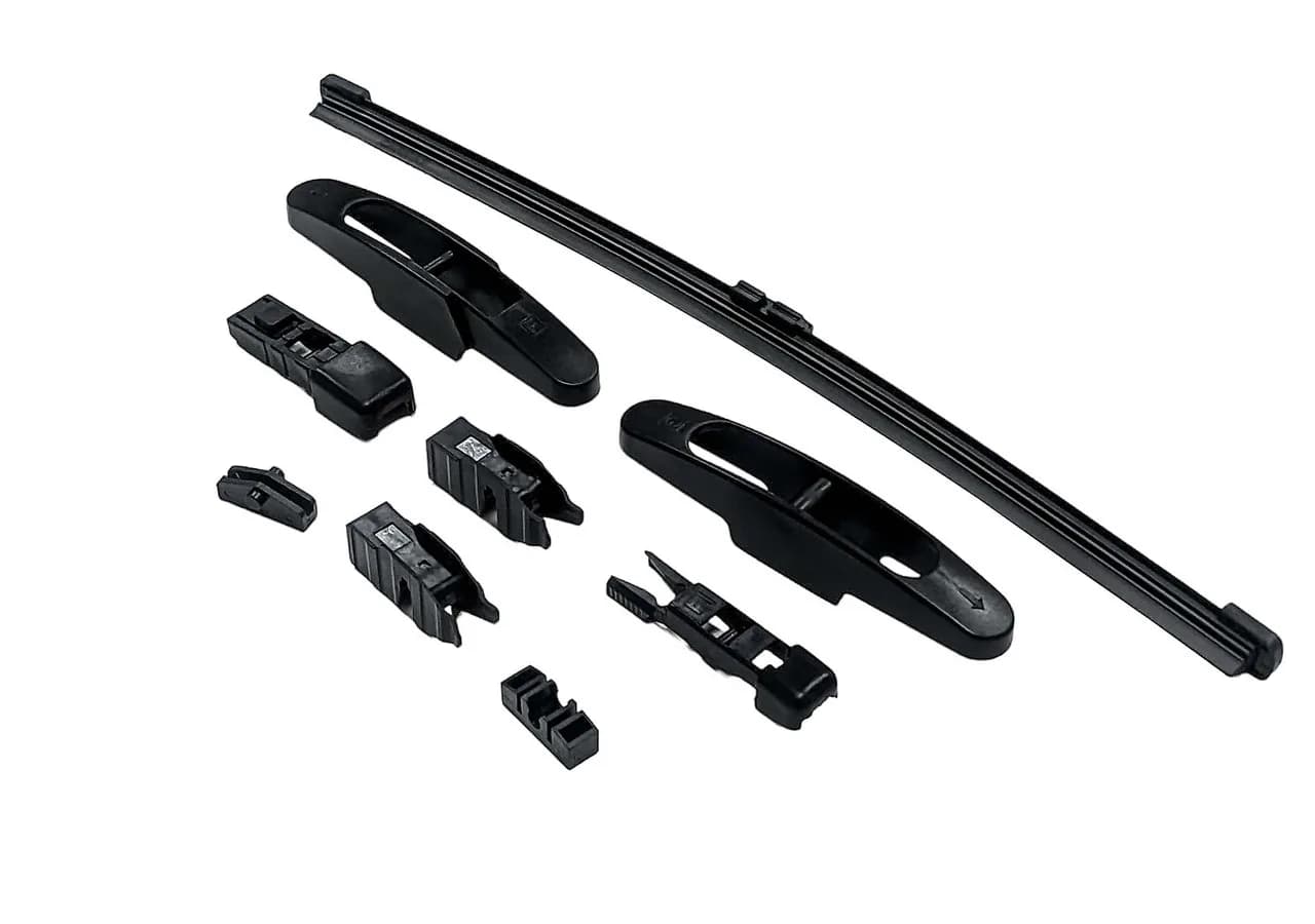 Щітка двірника задня безкаркасна "CARWAY" FLAT REAR 330 mm (8 адаптерів)