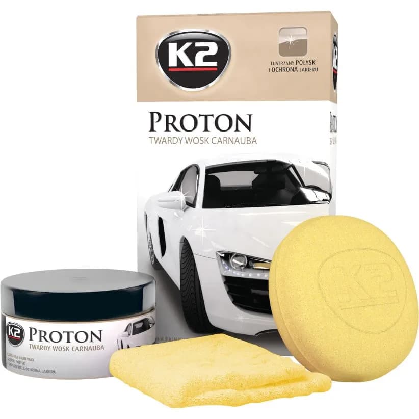 Поліроль кузова автовіск "K2" Proton 200 ml (Карнаубський твердий віск)
