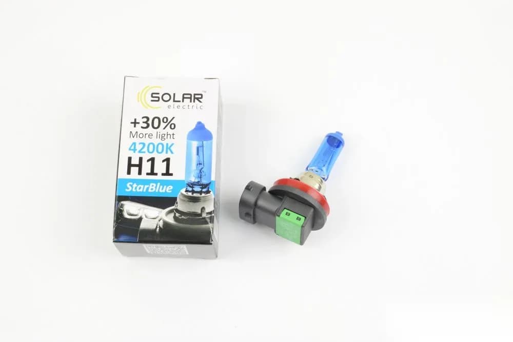 Лампа Н11 12v 55wt "SOLAR" StarBlue 4200K